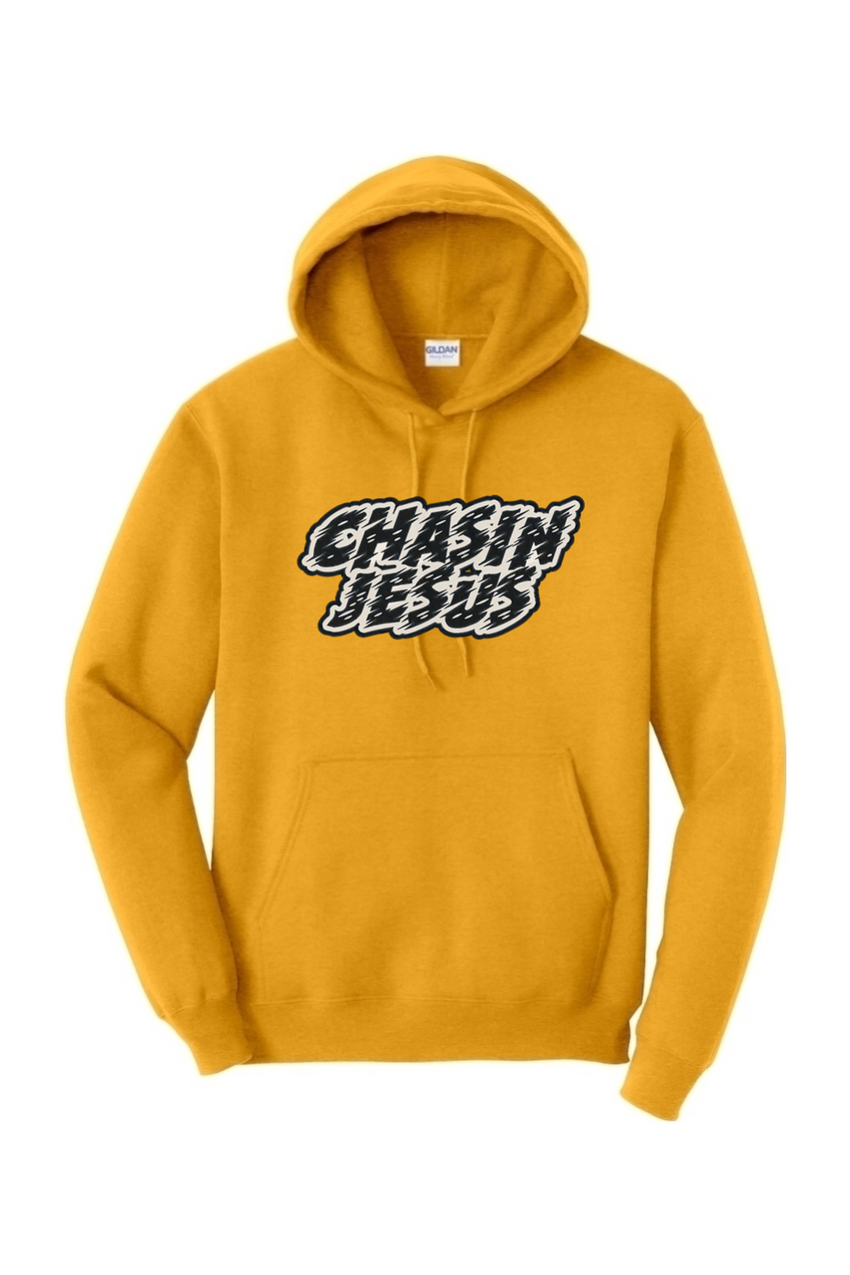 Chasin' Jesus (Black Embroidery) Hooded Sweatshirt