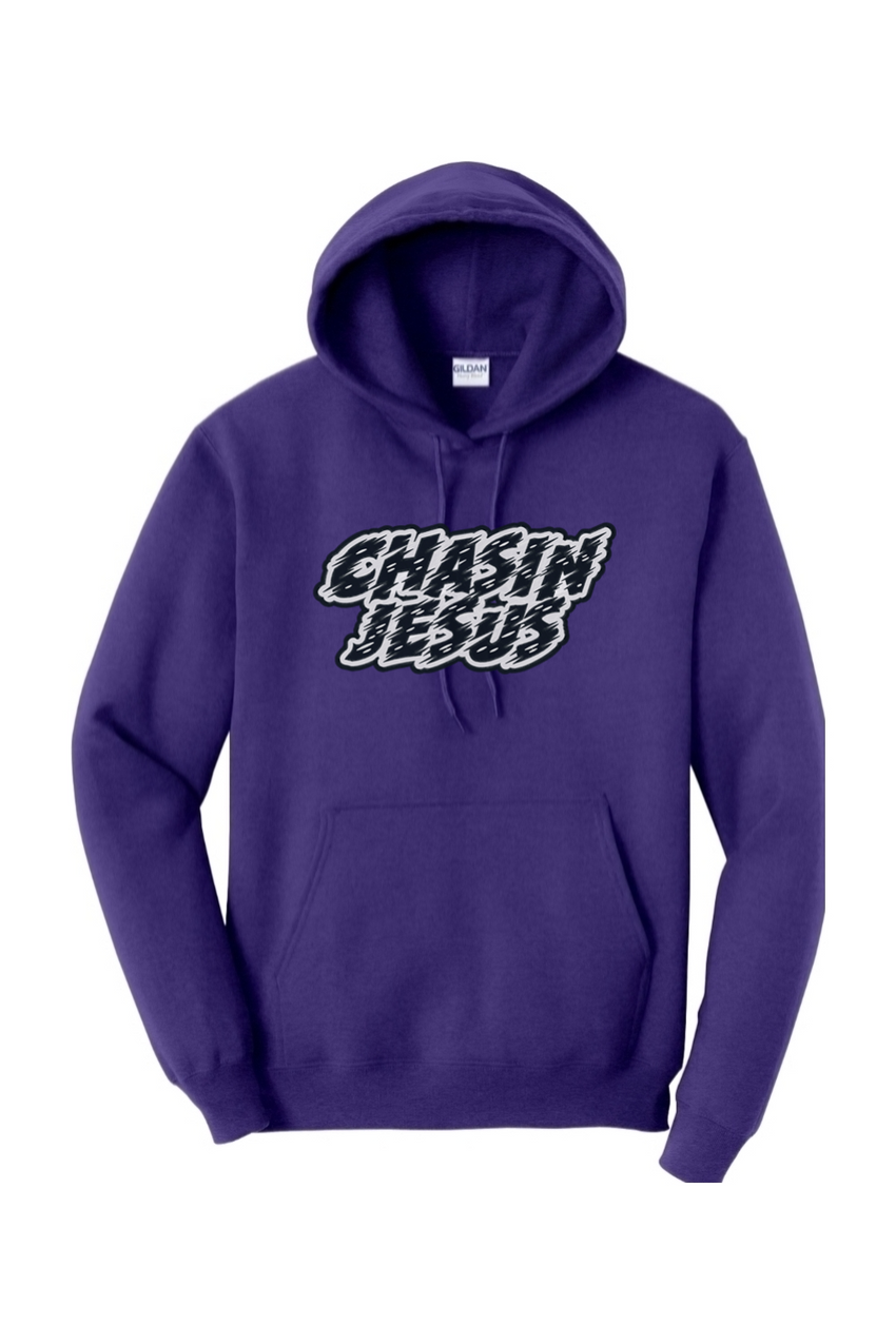 Chasin' Jesus (Black Embroidery) Hooded Sweatshirt