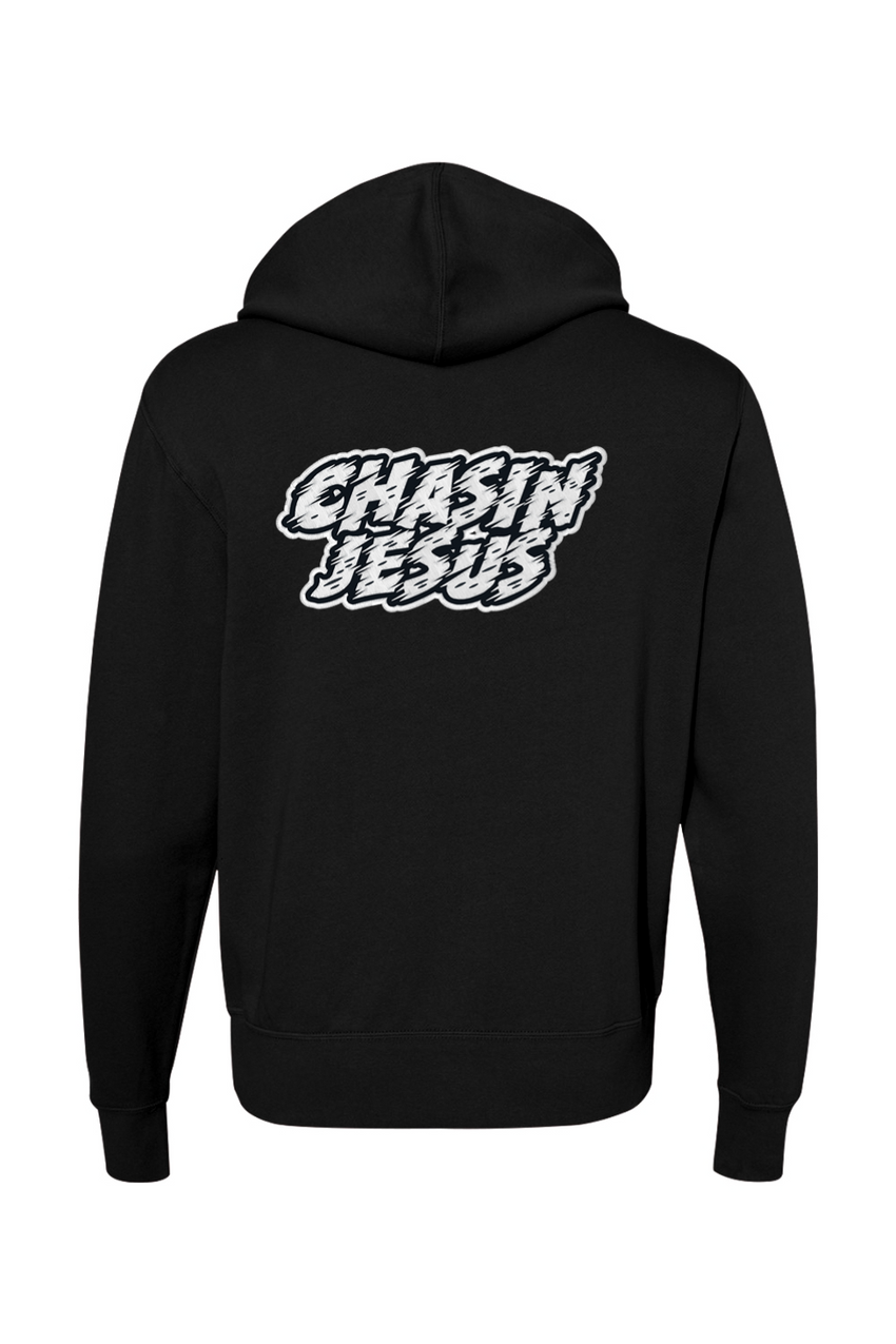 Chasin Jesus Unisex (Embroidery) Lightweight Full-Zip Hooded Sweatshirt