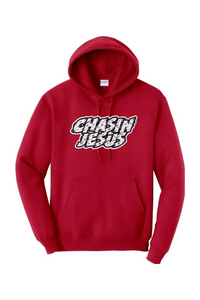 Chasin' Jesus (White Embroidery) Hooded Sweatshirt