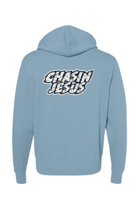 Chasin Jesus Unisex (Embroidery) Lightweight Full-Zip Hooded Sweatshirt