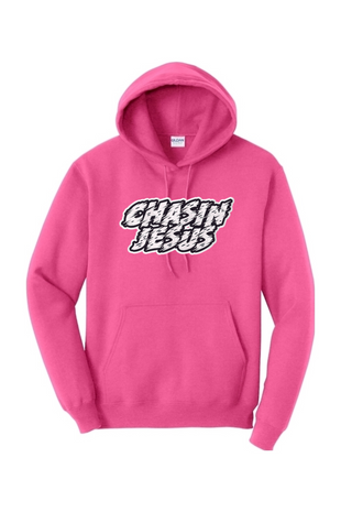 Chasin' Jesus (White Embroidery) Hooded Sweatshirt